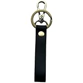 Personalized Leather Keychain with Engraved Message