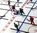 Shelti Slapshot Bubble Hockey Table, 41 x 36 x 51 3/4-Inch