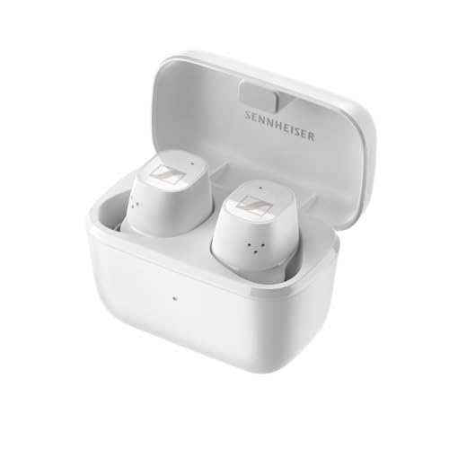 SENNHEISER CX Plus True Wireless – Bluetooth-In-Ear-Kopfhörer: Musikhören und Telefonieren mit Active Noise Cancellation, anpassbarer Touch-Bedienung,