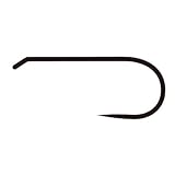 river peak D-Series Fly Hooks Fine Wire/Barbless RWH-D100 MADE IN JAPAN (Black)