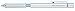 Uni Shift Pipe Lock Drafting Pencil, 0.3 mm, Silver Body with Light Blue Accent (M31010.26)