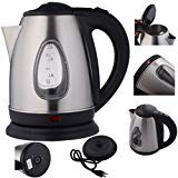 Click Here to See More Images Electric Kettle Tea Hot Water Boiler Heater Stainless Steel 1500W 1.8 Liter Stovetop LED Light Indicator Brand New