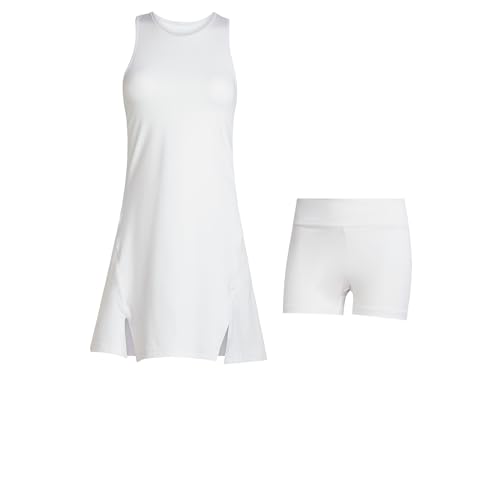 adidas Womens Club Tennis Climacool Dress, White, XL