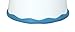 Superio Toilet Brush and Holder,Toilet Bowl Cleaning System with Scrubbing Wand, Under Rim Lip Brush and Storage Caddy for Bathroom, White and Blue