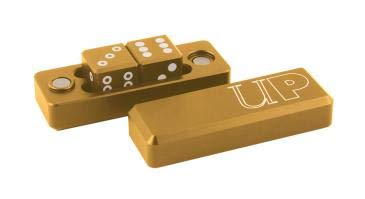 Ultra Pro D6-2 Dice Set Gravity Dice - Gold