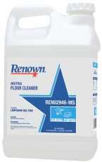 RENOWN GIDDS-109418 Neutral Floor Cleaner, 2.5 Gallon, 2 Per Case - 109418