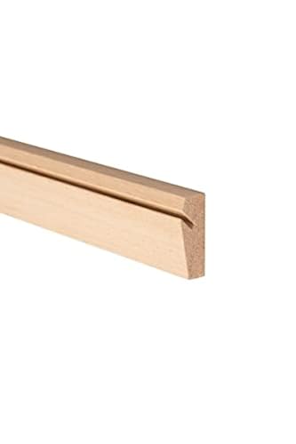 STAS Riva - 47 inch Wooden Picture Rails - Robust Wood Art Hanging ...