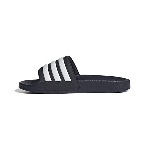 adidas Unisex Adilette Shower Slide Sandal, Legend Ink/White/Legend Ink, 7 US M…