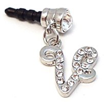 WirelessGeeks247 For Apple iPhone 4S 4 Galaxy S Cell Phones & MP3s CLEAR SILVER INITIAL 