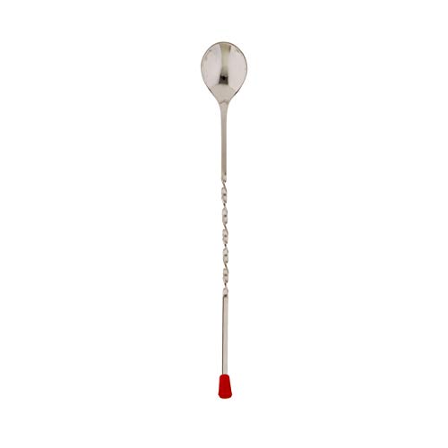 Winco 11Inch Bar Spoon Steel with Red Knob Pricepulse