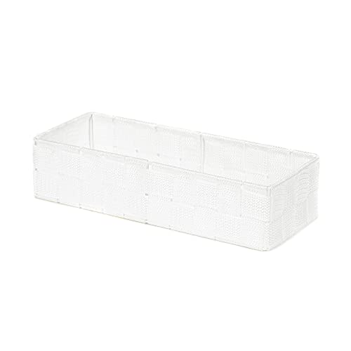 Compactor Tex Organizzatore, Large, 30 x 12 x 7 cm, Tessuto, Bianco