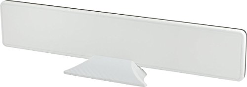 GE Pro bar Indoor TV Antenna, Modern Design, TV Antenna for Entertainment Center and Home Decor, Digital, HDTV Antenna, Smart TV, 4K 1080P VHF UHF, Coax Cable, Reversible Black White, 33683