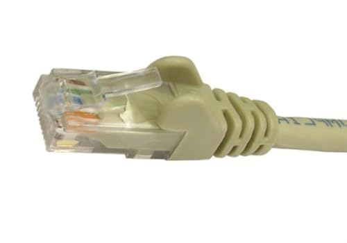 World of Data 50m GREY CAT5E (enhanced) Network Cable - Ethernet - LAN - Patch - Internet - Broadband - Router - Hub - Modem -10/100