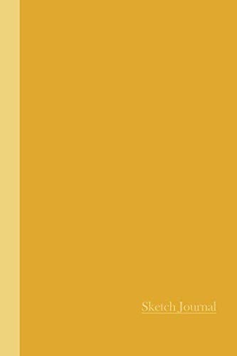 Sketch Journal: Two Tone Yellow 6x9 - Pages are LINED ON THE BOTTOM THIRD with blank space on top by Premise Content