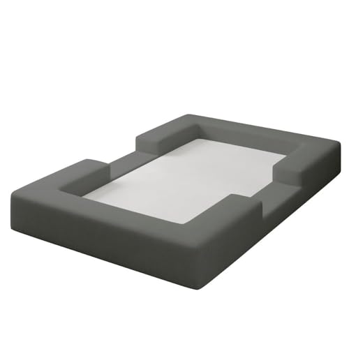 Cama Montessoriana Berço Infantil 100% Espuma Balaqui Decor Cor:grafite