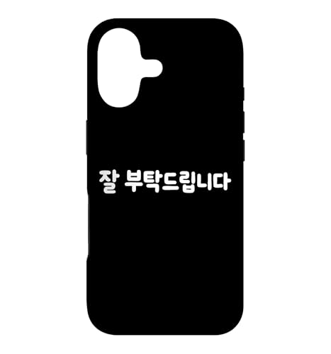 I Look Forward to Working with You Korean Words Case for iPhone 17