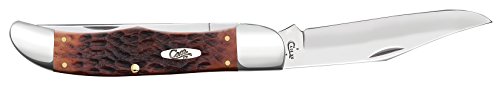 image for CASE XX WR Pocket Knife Chestnut Bone Large Folding Hunter (Cv) W/Shea