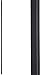 Satin Black 16.2.1-T Plain Straight Bar Hollow Iron Baluster for Staircase Remodel, Box of 5