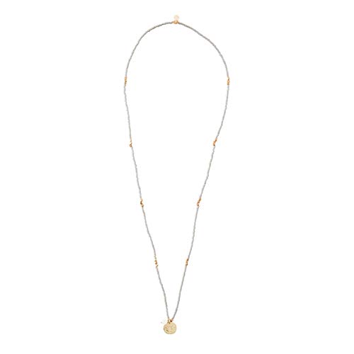 A Beautiful Story Halskette Mondstein Gold Bead-Kette Handgefertigte Halsketten Damen