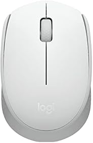 Mouse sem fio Logitech M170 com Design Ambidestro Compacto, Conexão USB e Pilha Inclusa - Branco