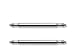 Pair of 24mm Stainless Steel Spring Bar Pins for Attaching Watchband to Watch. 1.5mm Thick Springbars by JP Leatherworks