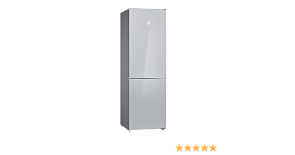 Balay 3KFE565WI Frigorífico combinado, Acabado en cristal Blanco 186 cm