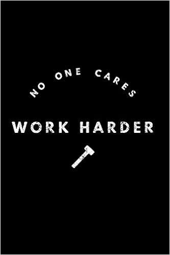 No One Cares Work Harder Motivational Self Empowering Novelty Notebook Lined 120 Pages 6x9 Journal Better Me 9781076186980 Amazon Com Books