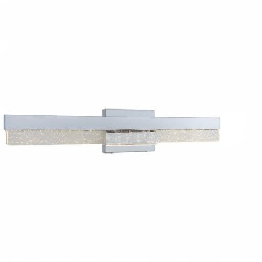 ARTIKA BUBBLE BAR 23W INTEGRATED LED MODERN VANITY LIGHT FIXTURE, CHROME FINISH – IDEAL FOR BATHROOM LIGHTING -1300 LUMENS, 3000 KELVIN, NO BULB REQUIRED