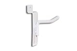 2" Slatwall Hooks for Slat Panel Display - 50 Pcs