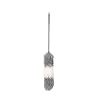 XKMY Stofborstel Microfiber Telescopische Duster met 100″ Uitschuifbare RVS Pole Buigbare Wasbare Hoofd Krasbestendige Cover (Kleur: Grijs en Wit)