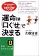 運命は「口ぐせ」で決まる―「思いどおりの自分」をつくる言葉の心理学メソッド (知的生きかた文庫)