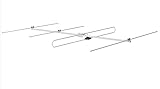 Outdoor FM Antenna Four Element Directional