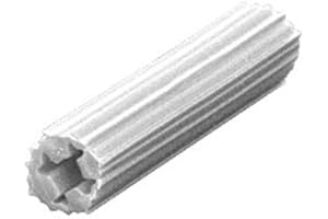 C.R. LAURENCE CRL 3/16" Hole 1" Length 4-5-6 Screw Expanding Plastic Screw Anchors - Package of 100