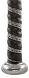 Black/Grey Dual Colored Bat Grip for All Baseball and Softball Bats
