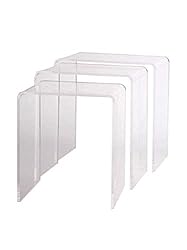 Pure Dcor Pure Decor Acrylic Nesting Tables, Set of
