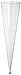 Nalgene 1000-0010 Polycarbonate Imhoff Settling Cone, 1000ml Cap, 13mm Closure Size, 106mm Dia (Case of 4)