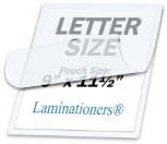 5mil Letter Size Lamination Pouch 9" x 11-1/2, 100 pcs