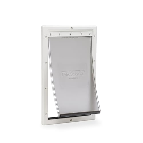PetSafe NEVER RUST Dog and Cat Door, Large, For Pets Up To 100 lb, Paintable, E…