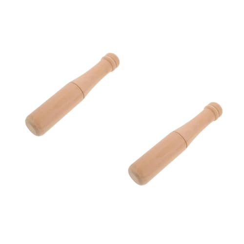 DIYEAH 2pcs Hammer Toys Mini Hitting Hammer Ergonomic Design for Handmade Crafts Safe Polished for Wood and Projects