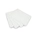 DorDor & GorGor XL Burp Cloth, Bamboo Viscose, White, 19 X 26, 4 Pack