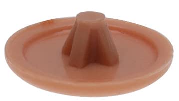 Keple Light Oak Wood Color Plastic Сap Сovers for Screw with Phillips, Pozidriv, Square-X Head Plastic Covers Caps for Screw Self Tapping Screws (Pack of 100) Size - 12mm