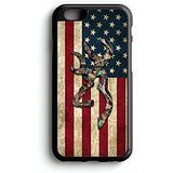 Browning Deer Camo American Flag iPhone 6 Case Black Plastic