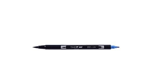 Tombow Dual Brush Pen Art Marker (515 LIGHT BLUE) in Kuwait