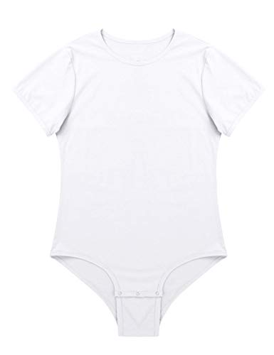 TiaoBug-Body-Uomo-in-Cotone-Tuta-Sportiva-Fitness-Body-da-Ginnastica-Artistica-Leotard-Jumsuit-T-Shirt-Manica-Corta-Sport-Triathlon-Palestra-Lingerie-Sexy-Completa-Intera