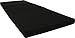 D&D Futon Furniture Black Trifold Foam Beds 3 x 27 X 75 in, Shikibuton, Foldable Mats, High Density Foam 1.8 lb