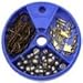 Eagle Claw Hook Swivel and Sinker Assortment, 75 Piece