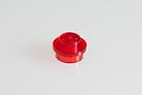 400x Lego Transparent Red 1x1 Round Plates Super Pack