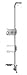 simplehuman Over-Door Shower Caddy, Stainless Steel and Anodized Aluminum