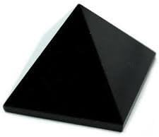 Natural Black Tourmaline 2.5" Pyramid Feng Shui Spiritual Reiki Healing Energy Charged Pyramid