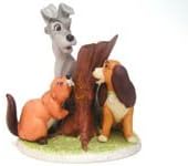 Amazon わんわん物語 レディ トランプ W ビーバー ビスクフィギュア ディズニー フィギュア ドール 通販